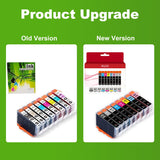 Cartouches d'encre compatibles NEXTPAGE de remplacement pour Canon CLI42, ensemble de 8