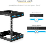 StarTech.com 8U Open Frame Wall Mount Server Rack
