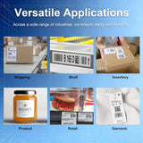 6 rouleaux de ruban transfert thermique cire améliorée de qualité supérieure 110 mm x 300 m, 110