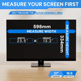 27-inch Gold Privacy Screen