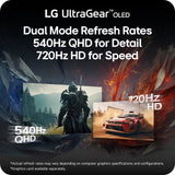 LG Ultragear 27-inch 4th Gen. OLED QHD Gaming Monitorㅣ27GX790B with Du
