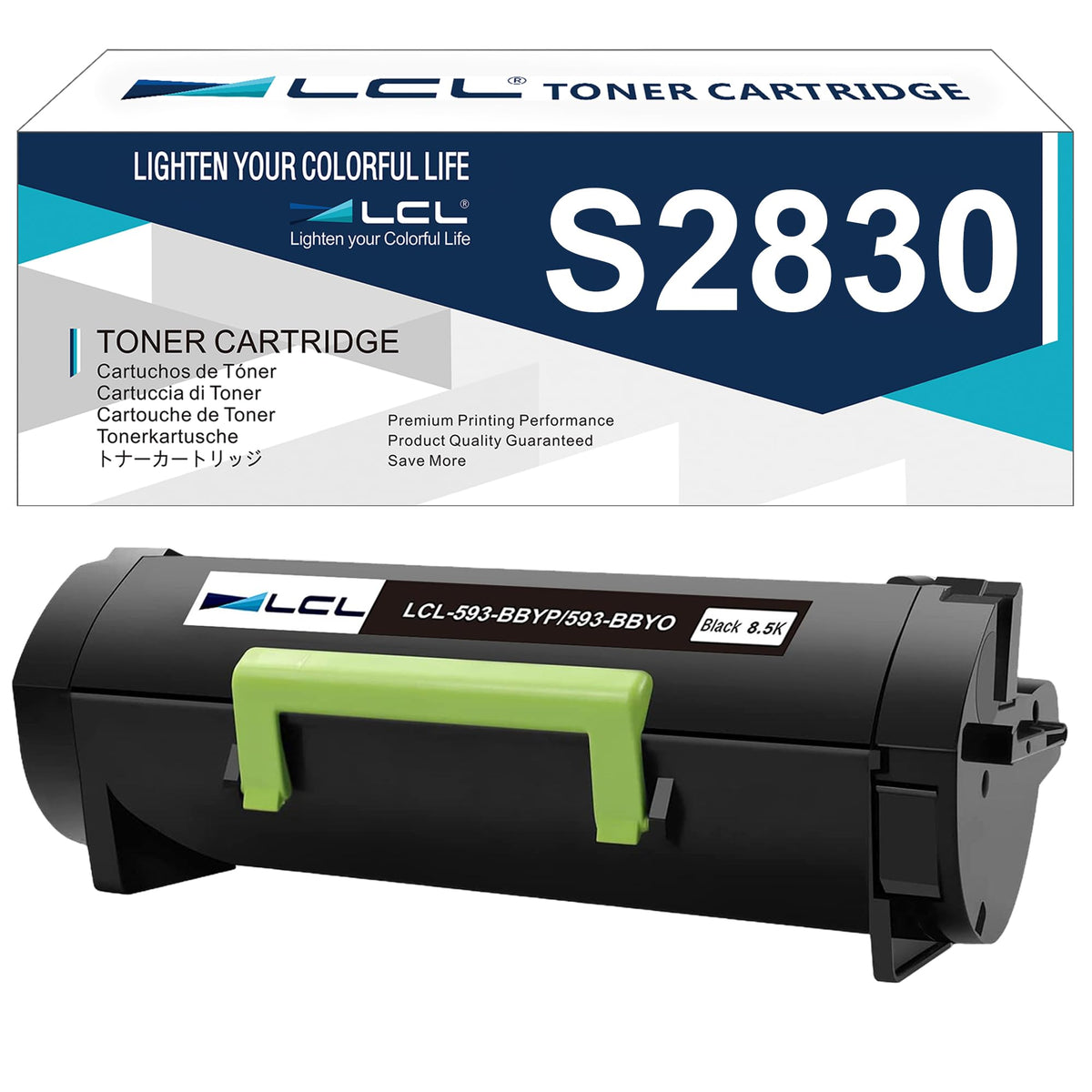 LCL Compatible Toner Cartridge for Dell 593-BBYP 593-BBYO CH00D S2830d