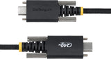 StarTech 6.6ft USB-C Charging Cable, 240W PD EPR, Side Locking