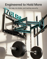 Pegzone Full Motion TV Wall Mount for 43-100 Inch TVs up to 176lbs, 25