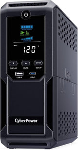 CyberPower CP1350AVRLCD3 Intelligent LCD UPS Battery Backup, 1350VA/81