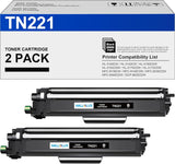 TN221BK High Yield Black Toner Cartridge Replacement for Brother TN221