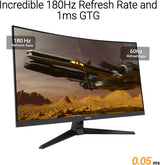 ASUS TUF Gaming 31.5” 1440P Curved HDR Gaming Monitor (VG32WQ3B) – QHD