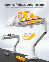 DESK MOUNT MONITOR ARM W/ USB - 17LB LCD