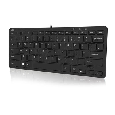 Adesso SlimTouch 510-Mini Keyboard with USB Hubs