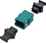 StarTech MPO/MTP Coupler, Multimode OM3/OM4 Fiber Adapter, Key Up-Key
