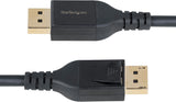 StarTech.com 10ft (3m) Mini DisplayPort to DisplayPort 1.4 Cable, 8K 6