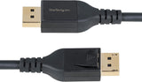 StarTech 10FT (3M) Mini Displayport to Displayport 1.4 Cable - 8K 60HZ/4K 120HZ HBR3 HDR, UHD MDP to DP 1.4 Cord, Ultra HD Monitor/Video Cable