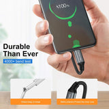 5Pack 6ft USB C Cable, Extra Long USB A to USB-C 6 Foot Type C Fast Ch