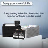 65XXL Black Ink Cartridges High Yield Compatible with HP Ink 65 65XL W