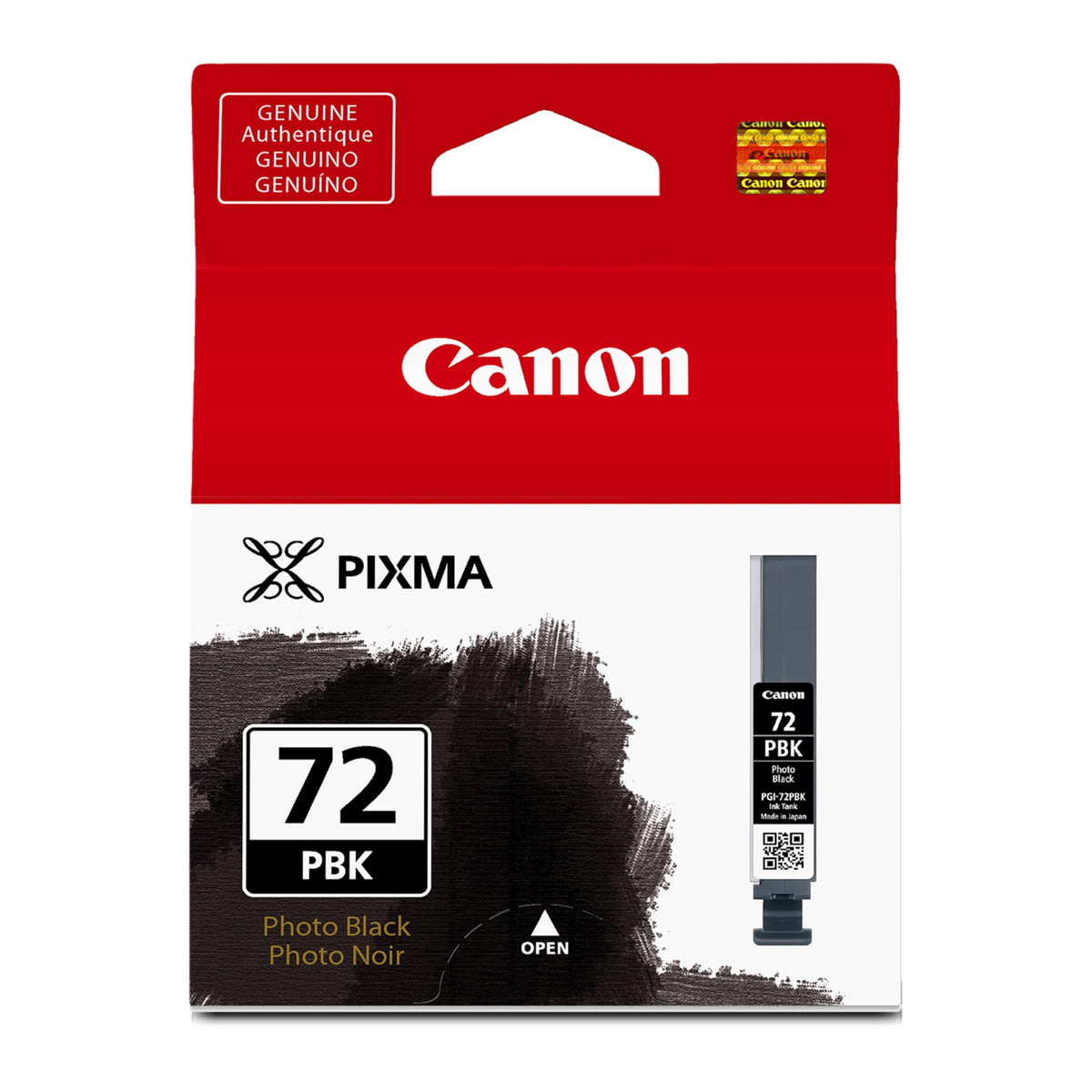 Genuine Canon PGI-72 Ink Cartridge, Photo Black