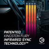 Kingston Fury Renegade White RGB 32GB (2x16GB) 6400MT/s CL32 DDR5 DIMM