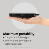 Station d'accueil Kensington SD1650P USB-C 4K avec alimentation pass-through de 100 W