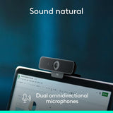 Webcam Logitech C925-E, appels vidéo HD 1080p/30 ips, correction de la lumière