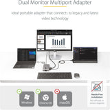 StarTech.com USB C Multiport Adapter 4K HDMI/PD/GBE