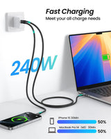 StarTech.com USB C to USB C Cable - 6 ft / 1.8m - 5A PD - Certified Wo
