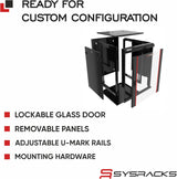 12U Wall Mount Home Lab Server Rack – 19