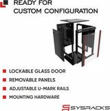 12U Wall Mount Home Lab Server Rack – 19