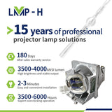 Lampe de remplacement pour projecteur ViewSonic PA503HD.