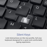 Dell KB525C Wired Collaboration Keyboard - USB-C & USB-A Versatile con