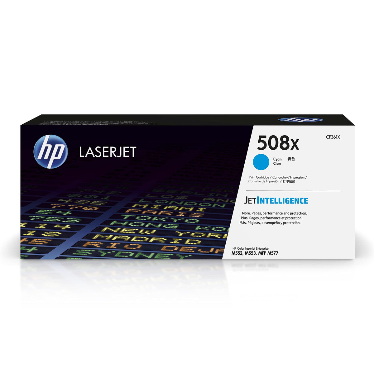 HP 508X (CF361X) High Yield Cyan Original Toner Cartridge