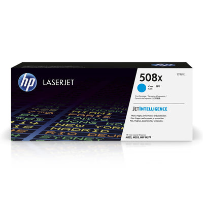 HP 508X (CF361X) High Yield Cyan Original Toner Cartridge