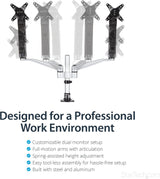 StarTech.com Desk Mount Dual Monitor Arm - Articulating - Supports VES