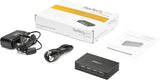 StarTech.com 4 Port Compact Black USB 2.0 Hub - Bus-powered or with In