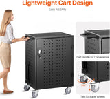 VEVOR Charging Cart, 36 Device Mobile Charging Station, Up to 15.6 in