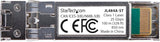 Module SFP28 compatible HPE JL484A StarTech, 25GBASE-SR, fibre multimode (MMF) 25 Gb/s, 100 m (328 pi), connecteur LC, 850 nm, émetteur-récepteur optique MSA 25 Gigabit
