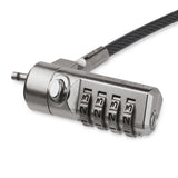 StarTech.com 6.6ft (2m) Laptop Cable Lock - 4 Digit Combination Laptop