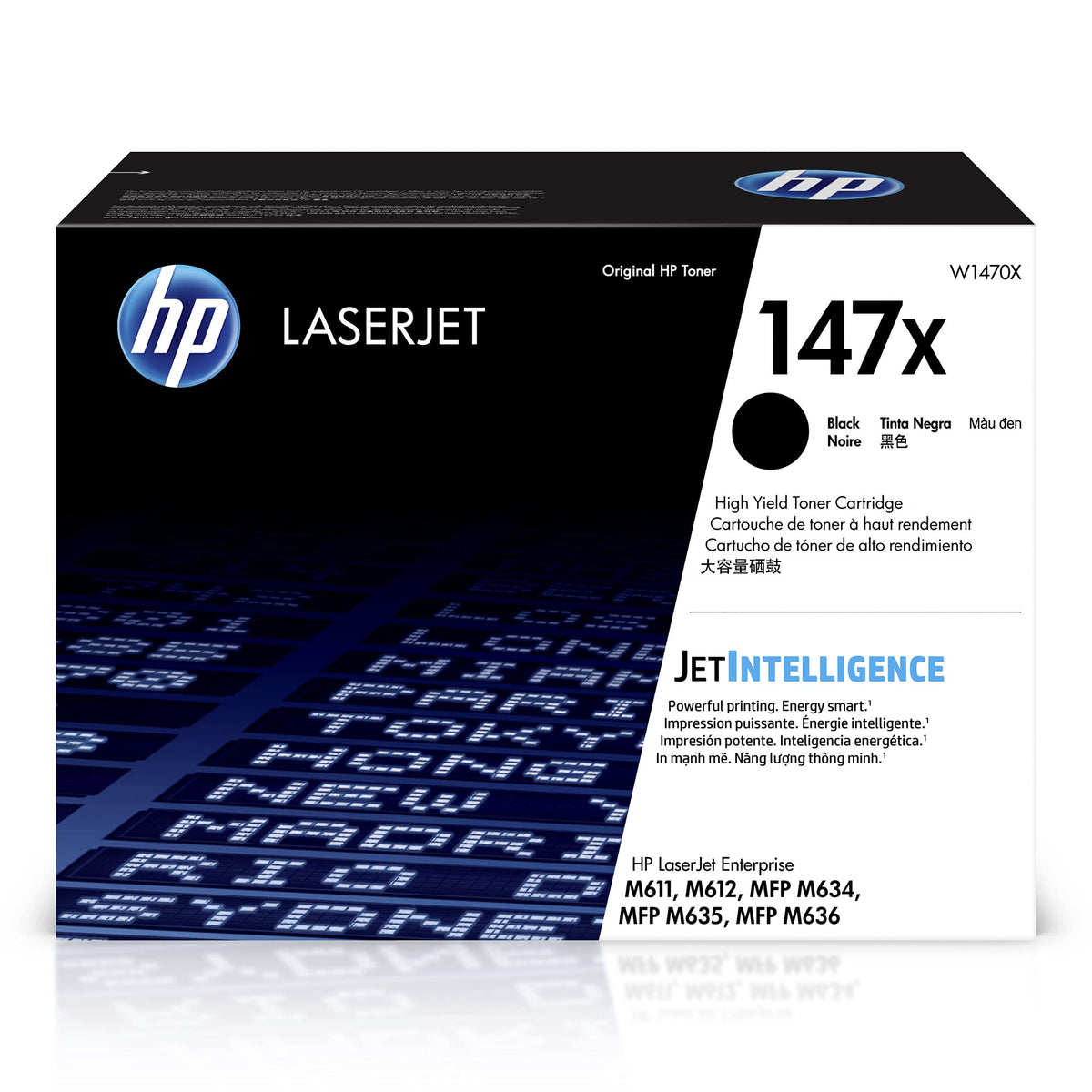 HP 147X (W1470X) High Yield Black Original Toner Cartridge XL Black