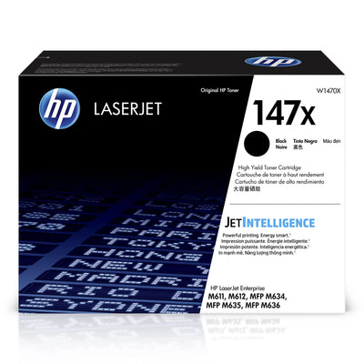 HP 147X (W1470X) High Yield Black Original Toner Cartridge XL Black