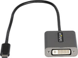 StarTech.com USB C to DVI Adapter - 1920x1200 USB Type C to DVI-D Disp