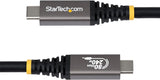 CÂBLE USB4 STARTECH DE 1,5 M (5 PI), 80 GBPS, CERTIFIÉ USB-IF, ALIMENTATION USB-C 240 W, DP2.1 8K 120HZ/4K 240HZ DP80, COMPATIBLE THUNDERBOLT 4 - BLANC USB-C