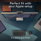 Logitech MX Keys Mini Mac Minimalist Wireless Keyboard Compact - Space