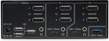 StarTech.com 2-Port Dual-Monitor DisplayPort 1.4 KVM Switch, 8K 60Hz /