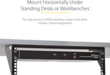 StarTech.com 3U 19-Inch Steel Vertical Wall Mount Equipment Rack Brack