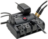 Tripp Lite 6 Outlet (4 Rotatable, 2 Fixed) Surge Protector 6 ft Cord 1