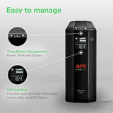 APC UPS 1500VA UPS Battery Backup & Surge Protector, BX1500M Backup Ba