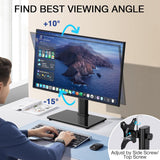 Support réglable ViewSonic ID1330 : Support en aluminium, couleur argent, angle réglable, emballage individuel, boîte marron