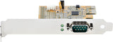 StarTech 1-Port PCIe Serial Port Card - 16C1050 UART