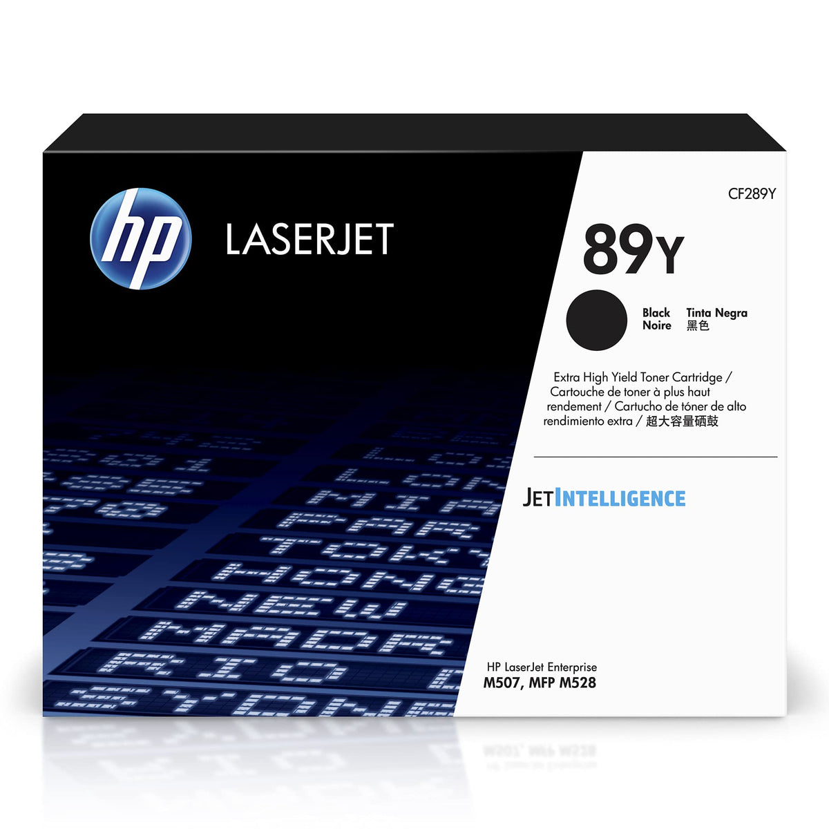 Cartouche de toner noir authentique HP 89Y (CF289Y) très haute capacité
