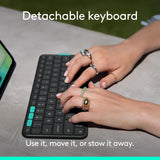 Logitech Flip Folio, Keyboard Case for iPad Pro 11-inch (M4 & M5) & iP