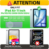 HXCASEAC Case for iPad Air 11 inch M4/M3/M2, with Screen Protector/ 36