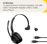 Jabra Evolve2 55 - Link390c UC Mono All Platforms Single-ear, USB-C Do